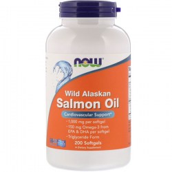 Купить Now Foods Wild Alaskan Salmon Oil 2000 mg Киев, Украина
